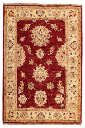 Alfombra Ziegler - 119 x 84 cm - rojo oscuro