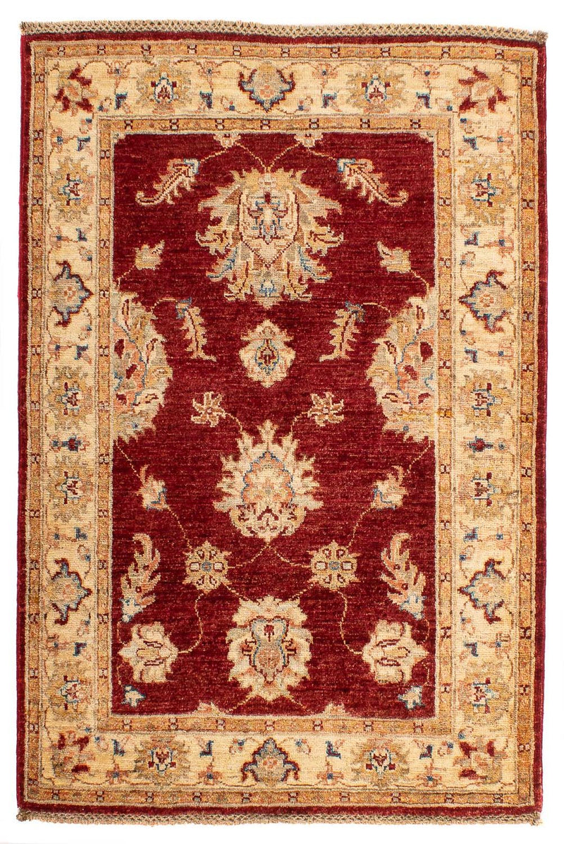 Alfombra Ziegler - 119 x 84 cm - rojo oscuro