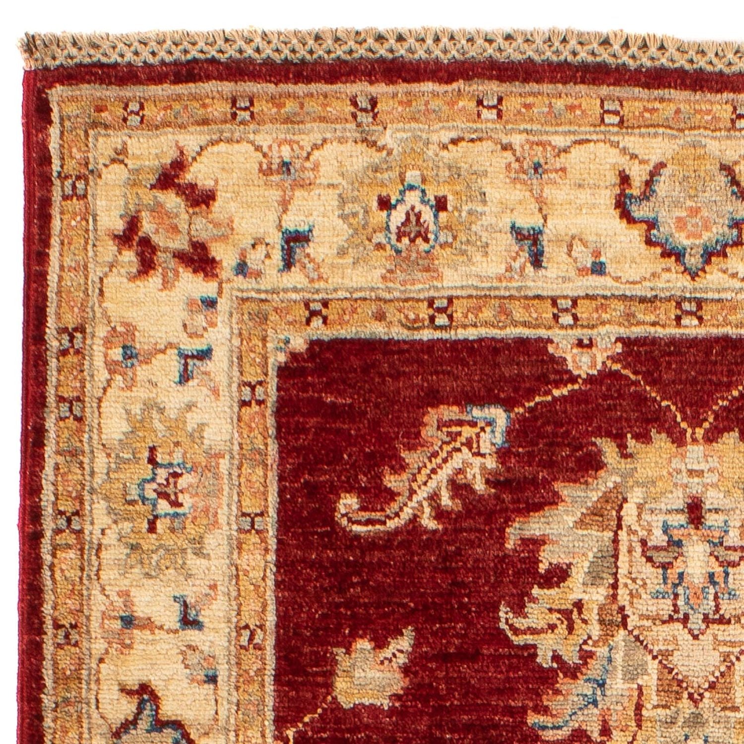 Alfombra Ziegler - 119 x 84 cm - rojo oscuro