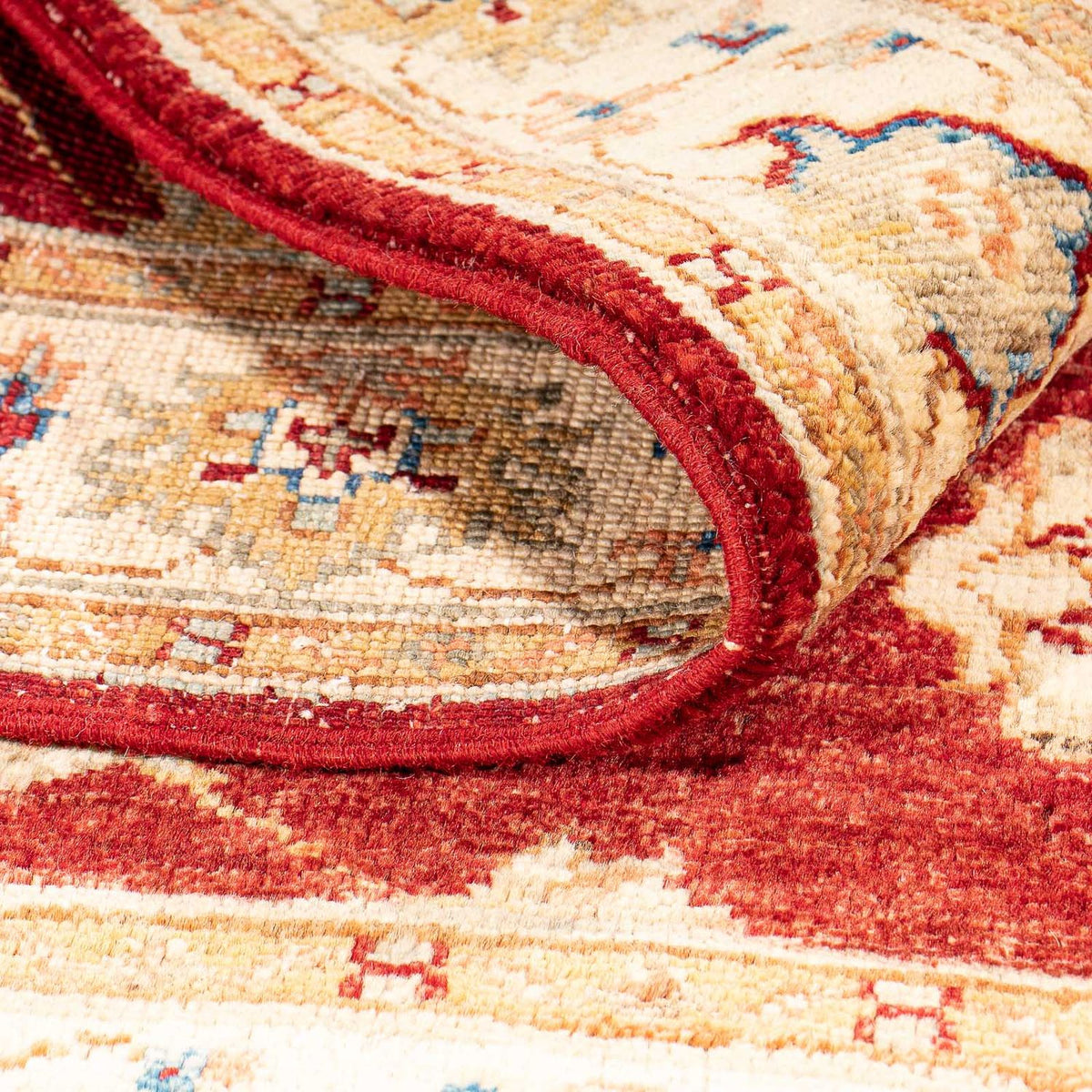 Alfombra Ziegler - 119 x 84 cm - rojo oscuro