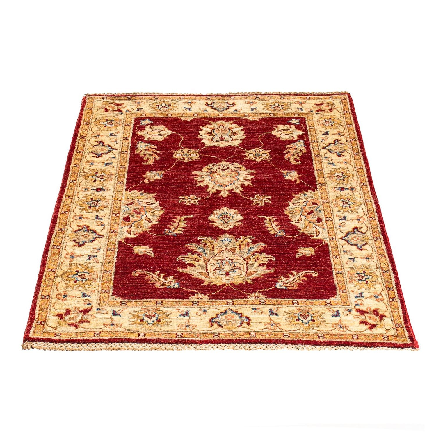 Alfombra Ziegler - 119 x 84 cm - rojo oscuro
