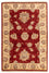 Alfombra Ziegler - 124 x 84 cm - rojo oscuro