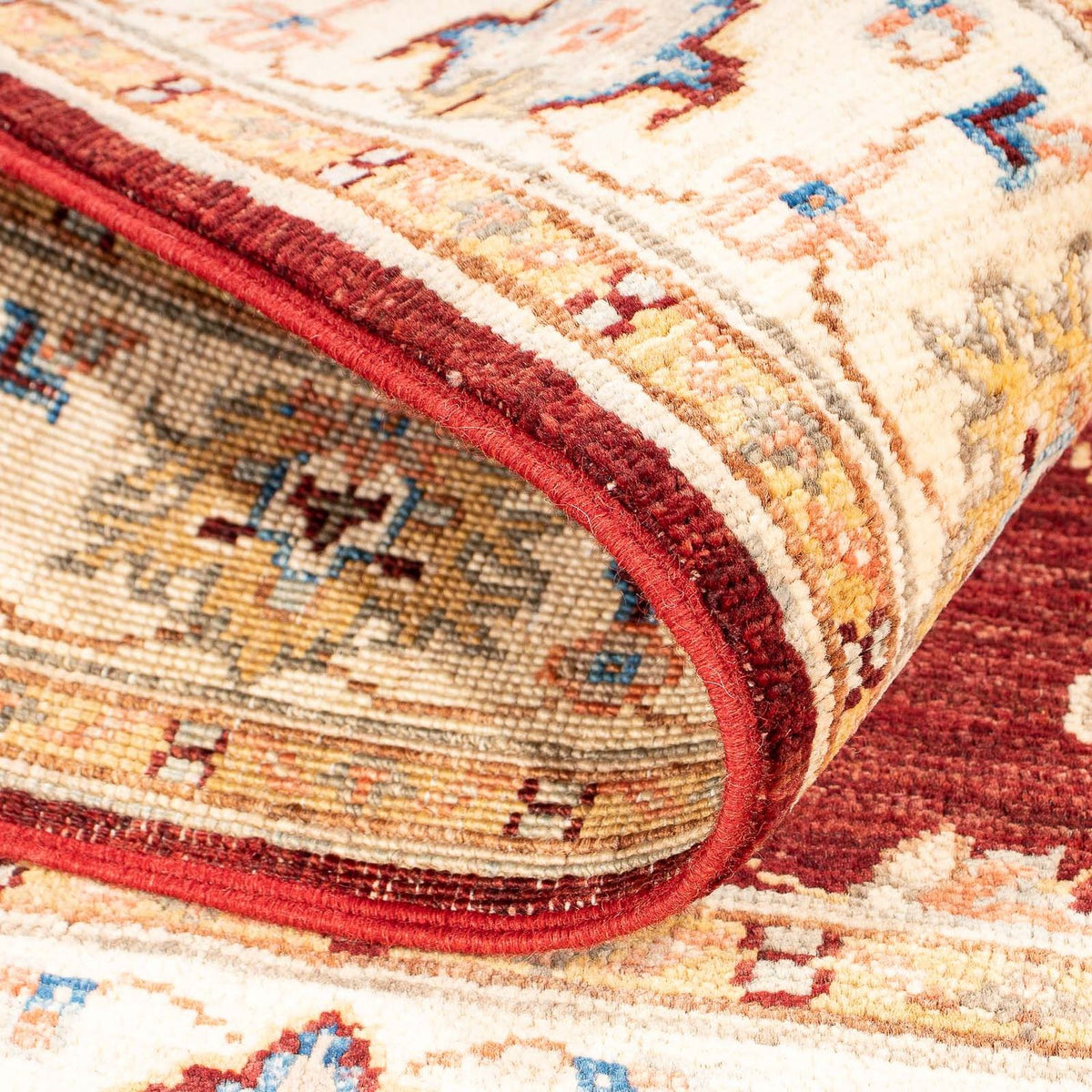 Alfombra Ziegler - 124 x 84 cm - rojo oscuro