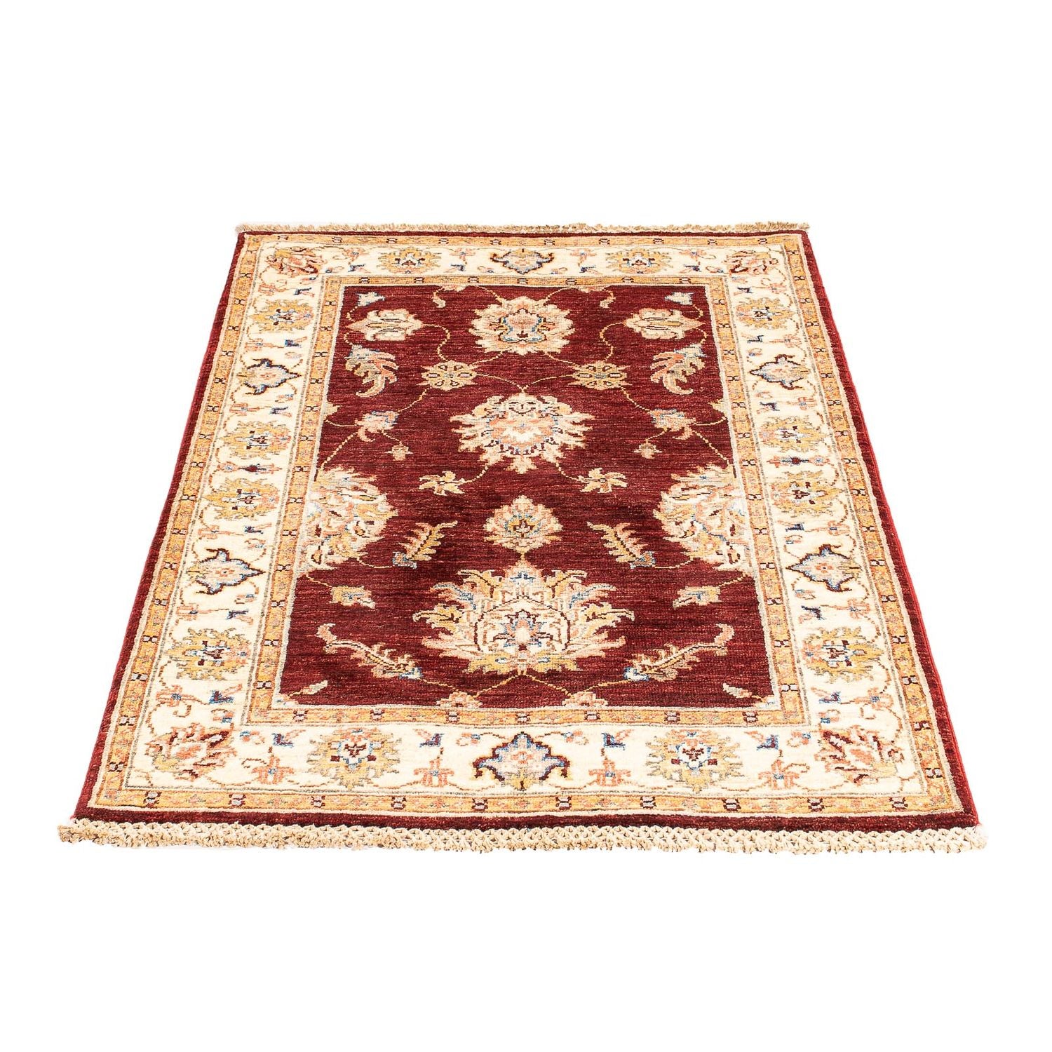 Alfombra Ziegler - 124 x 84 cm - rojo oscuro