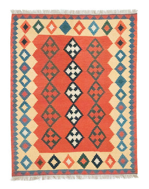 Alfombra Kelim - Oriental - 200 x 150 cm - naranja