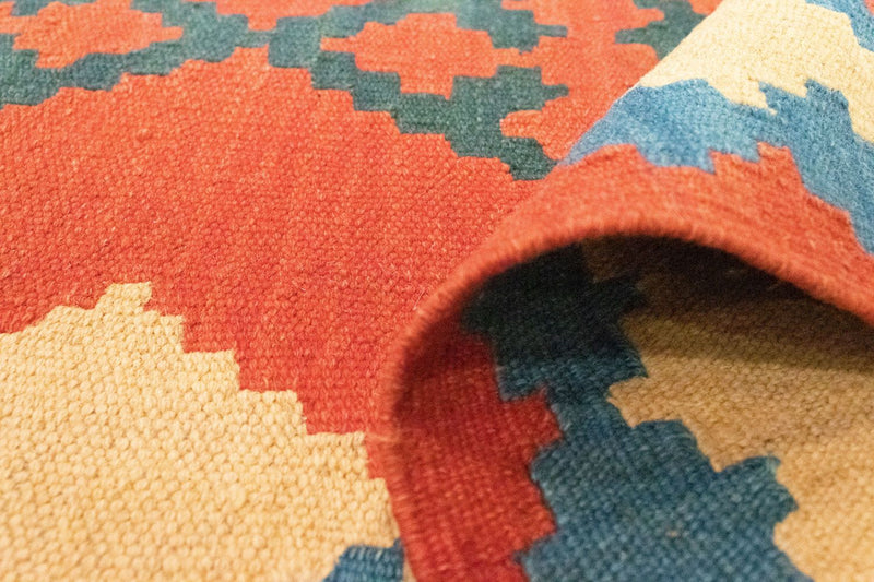 Alfombra Kelim - Oriental - 200 x 150 cm - naranja