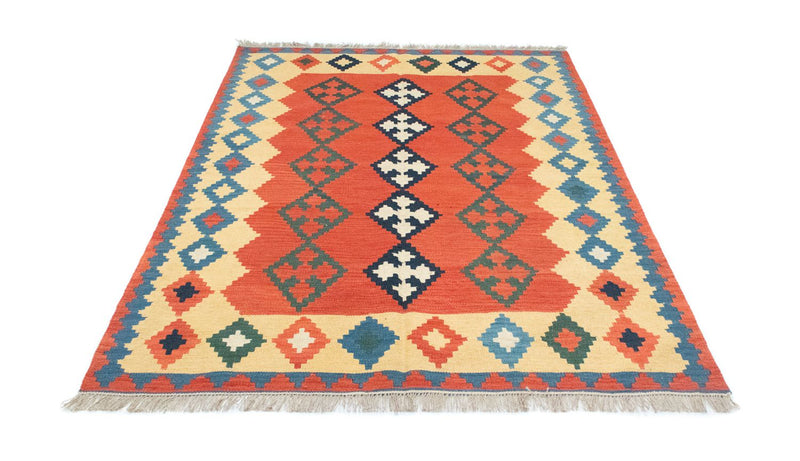 Alfombra Kelim - Oriental - 200 x 150 cm - naranja