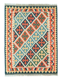 Alfombra Kelim - Oriental - 205 x 157 cm - naranja