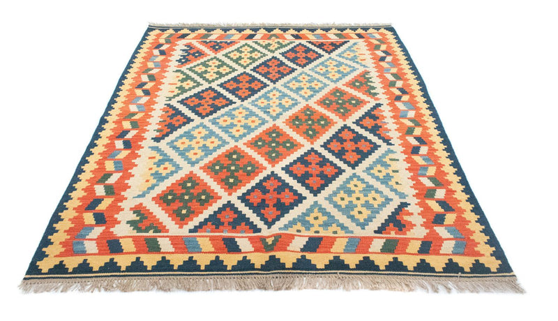 Alfombra Kelim - Oriental - 205 x 157 cm - naranja