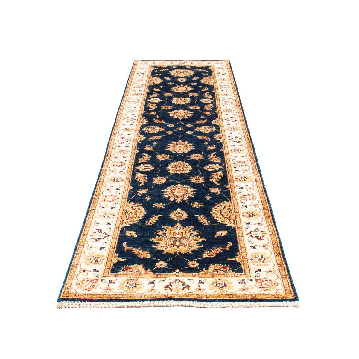 Alfombra de pasillo Alfombra Ziegler - 298 x 81 cm - azul oscuro