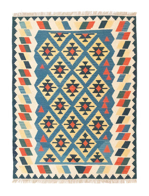 Alfombra Kelim - Oriental - 205 x 156 cm - azul