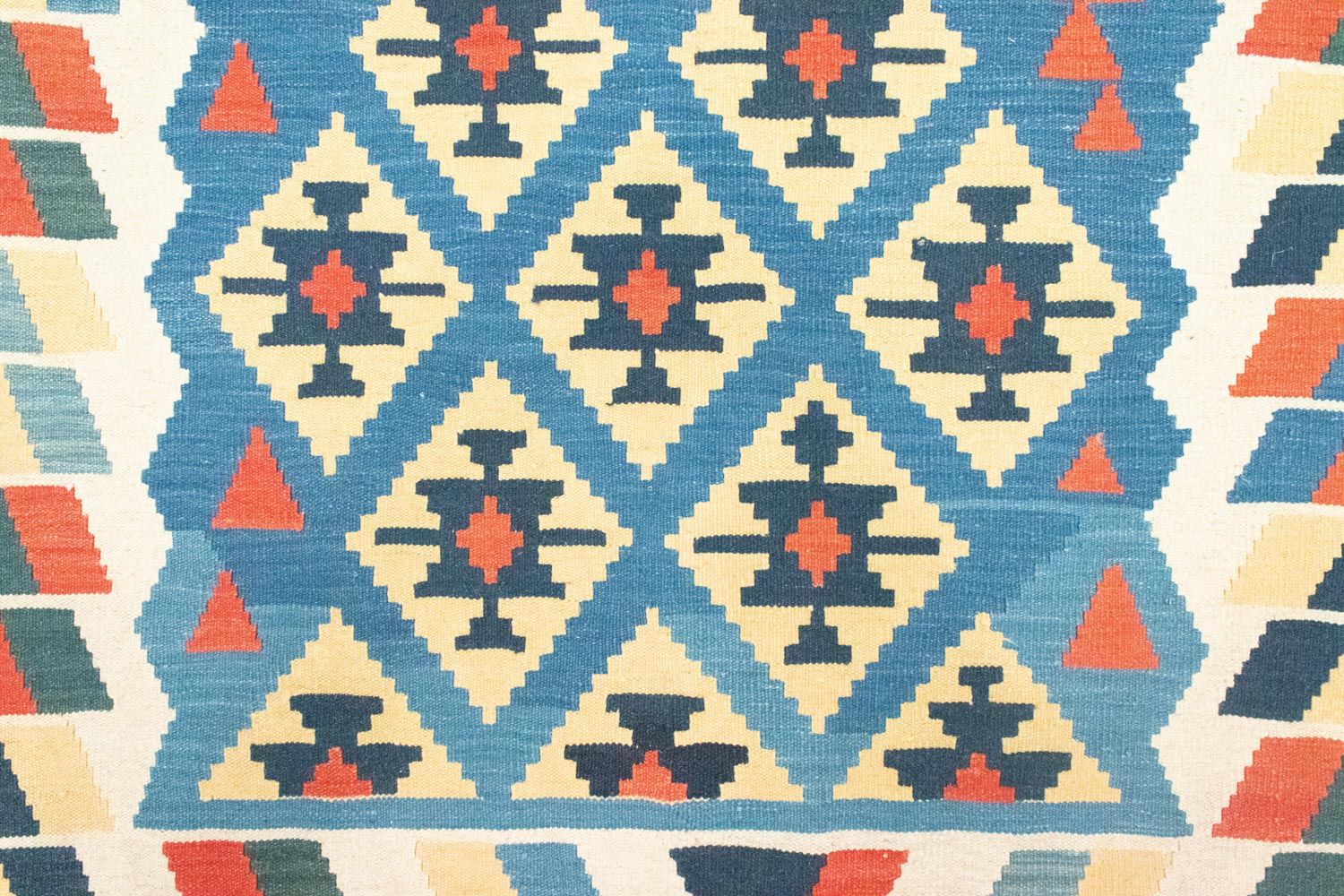 Alfombra Kelim - Oriental - 205 x 156 cm - azul