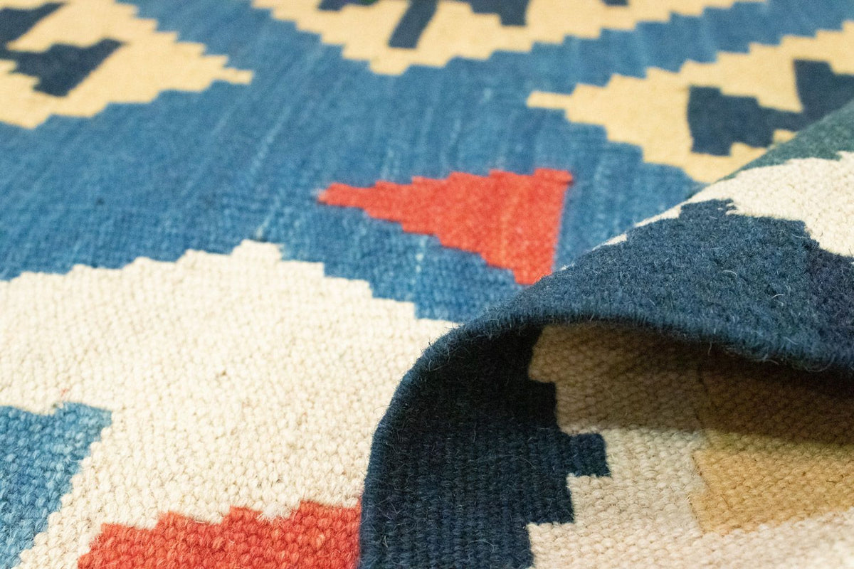 Alfombra Kelim - Oriental - 205 x 156 cm - azul