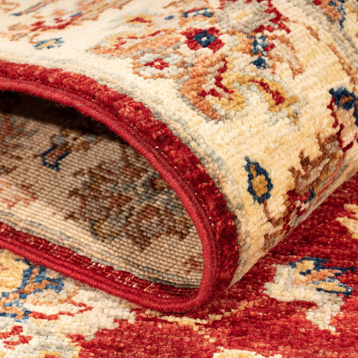 Alfombra Ziegler - 155 x 88 cm - rojo oscuro