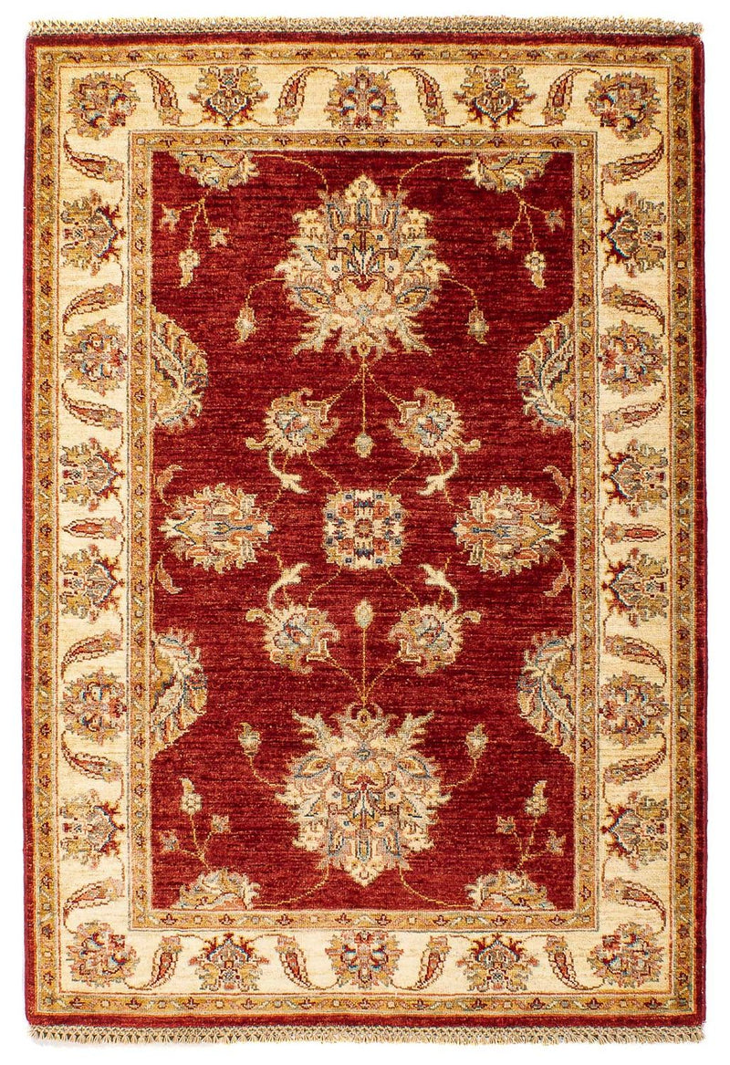 Alfombra Ziegler - 144 x 99 cm - rojo oscuro