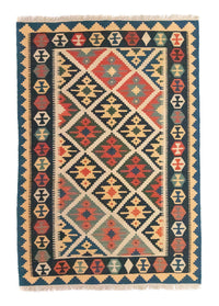Alfombra Kelim - Oriental - 187 x 126 cm - azul