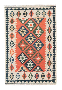 Alfombra Kelim - Oriental - 185 x 122 cm - naranja