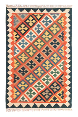 Alfombra Kelim - Oriental - 186 x 119 cm - naranja
