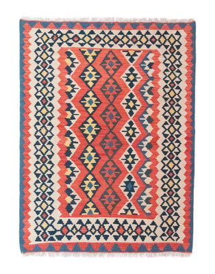 Alfombra Kelim - Oriental - 174 x 128 cm - rojo