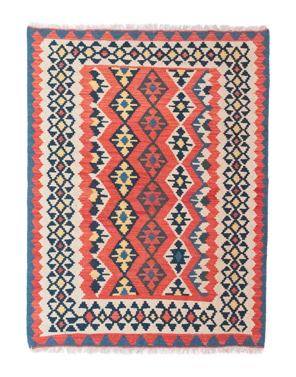 Alfombra Kelim - Oriental - 174 x 128 cm - rojo