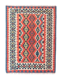 Alfombra Kelim - Oriental - 174 x 128 cm - rojo