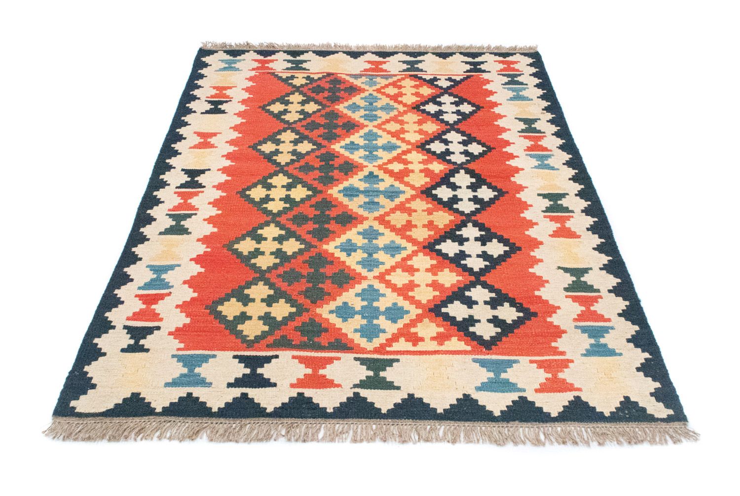 Alfombra Kelim - Oriental - 180 x 125 cm - naranja