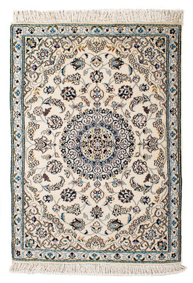 Alfombra Persa - Nain - Real - 130 x 88 cm - beige