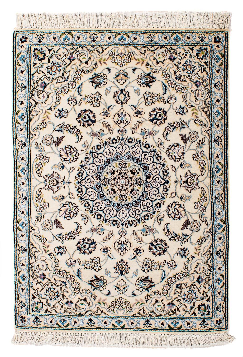 Alfombra Persa - Nain - Real - 130 x 88 cm - beige