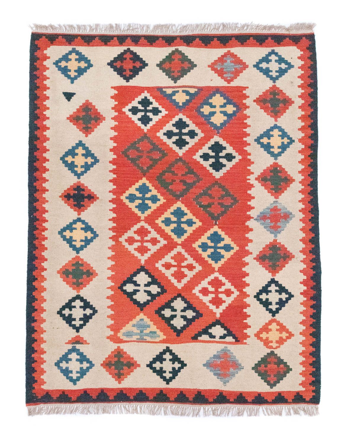 Alfombra Kelim - Oriental - 167 x 130 cm - naranja