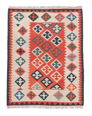 Alfombra Kelim - Oriental - 167 x 130 cm - naranja