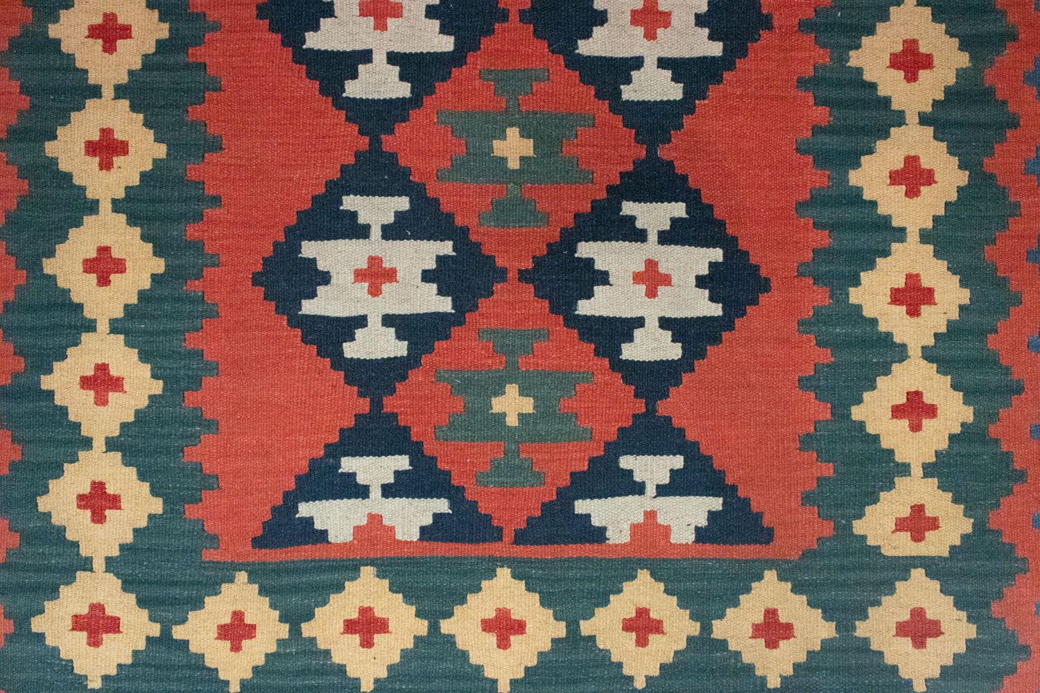 Alfombra Kelim - Oriental - 184 x 120 cm - naranja