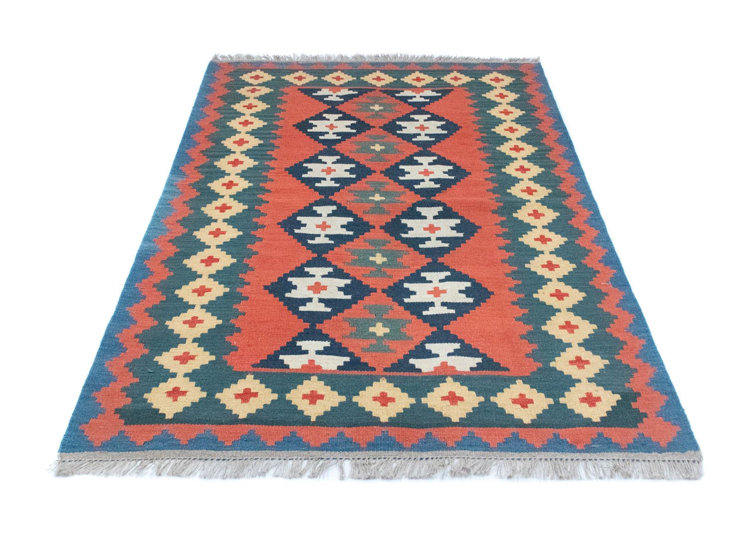 Alfombra Kelim - Oriental - 184 x 120 cm - naranja