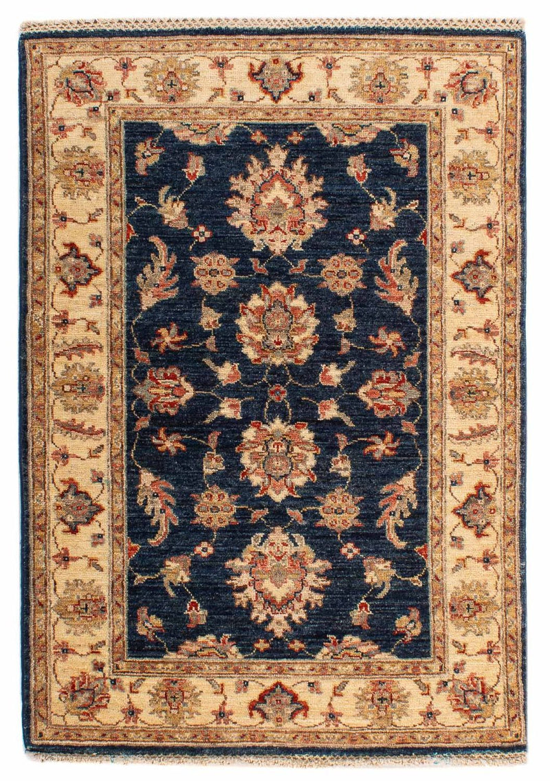 Alfombra Ziegler - 122 x 83 cm - azul oscuro