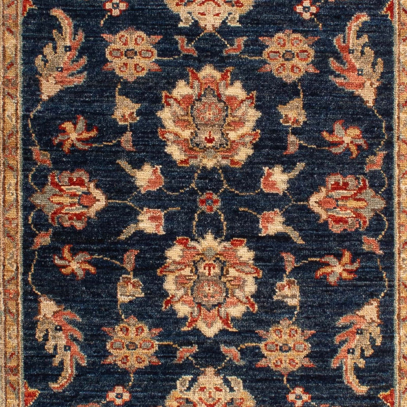 Alfombra Ziegler - 122 x 83 cm - azul oscuro