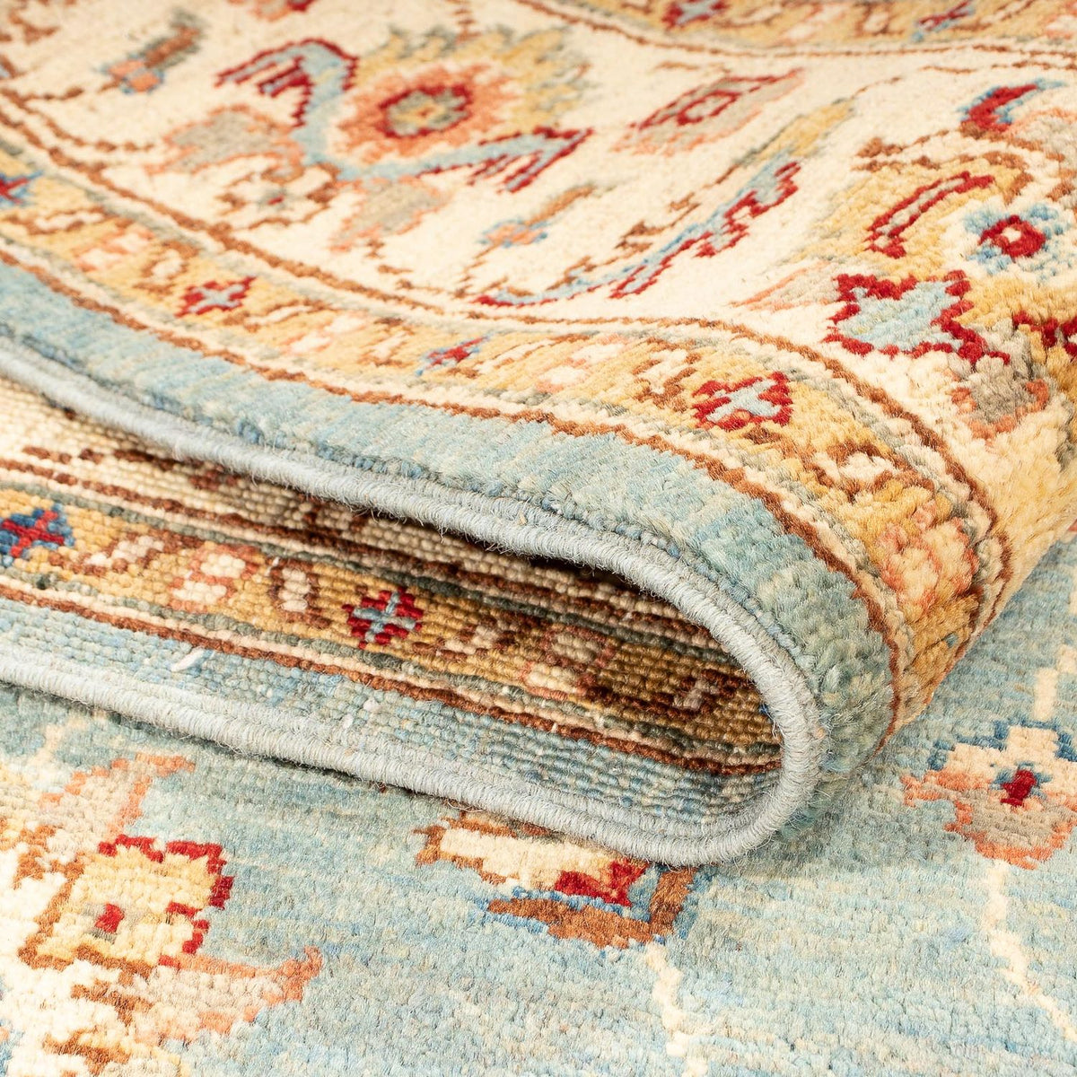 Alfombra Ziegler - 161 x 103 cm - azul claro