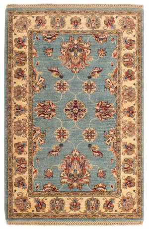 Alfombra Ziegler - 127 x 80 cm - azul claro
