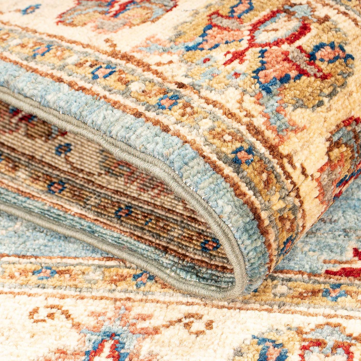 Alfombra Ziegler - 127 x 80 cm - azul claro