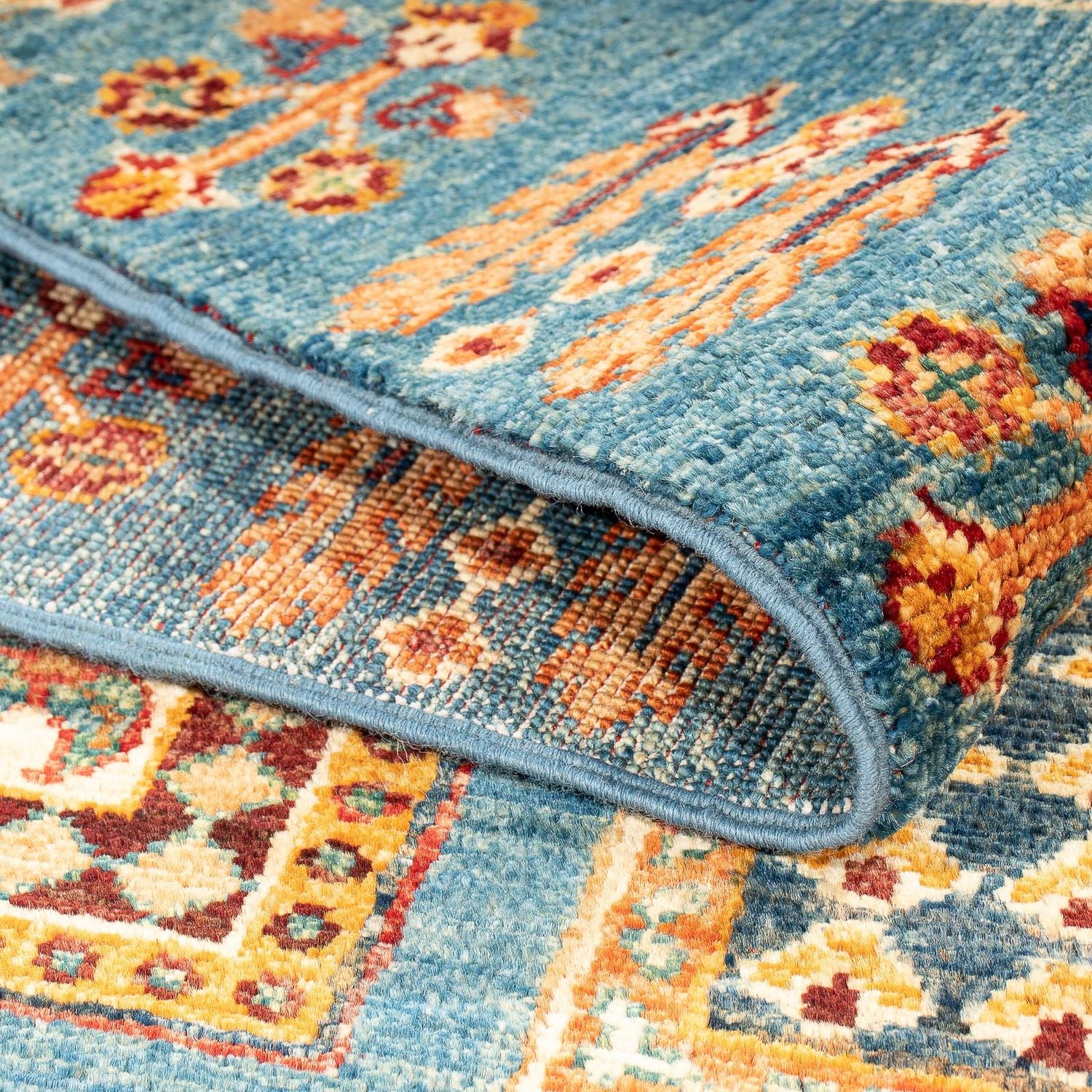 Alfombra Ziegler - 137 x 88 cm - azul claro