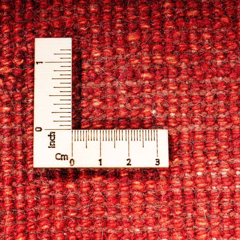 Alfombra Gabbeh - Loribaft Persa - 182 x 122 cm - rojo oscuro
