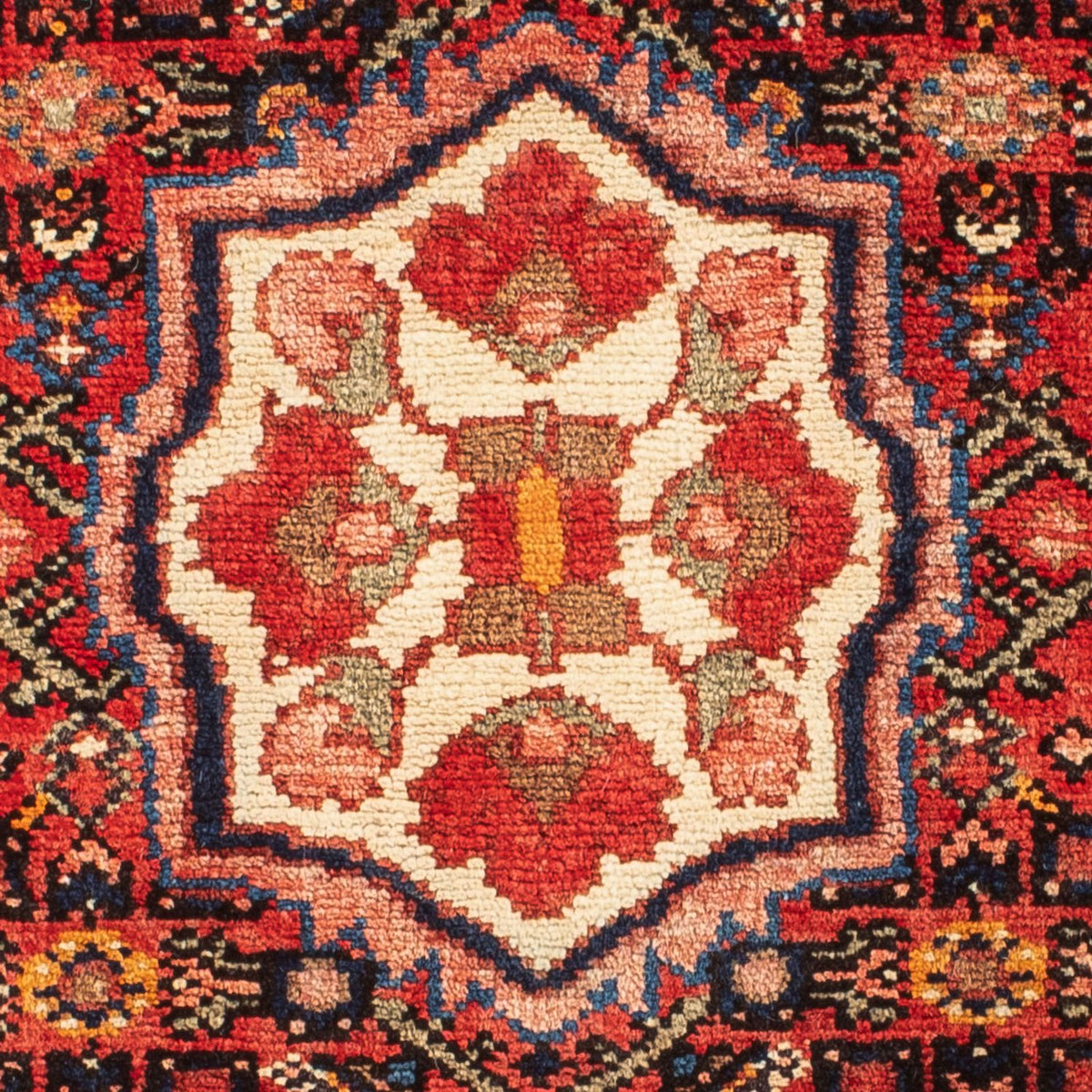 Alfombra persa - Nómada - 98 x 64 cm - rojo oscuro