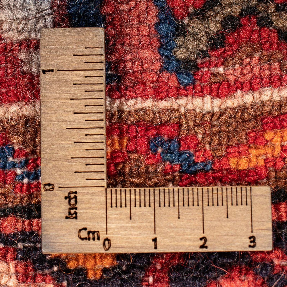 Alfombra persa - Nómada - 98 x 64 cm - rojo oscuro