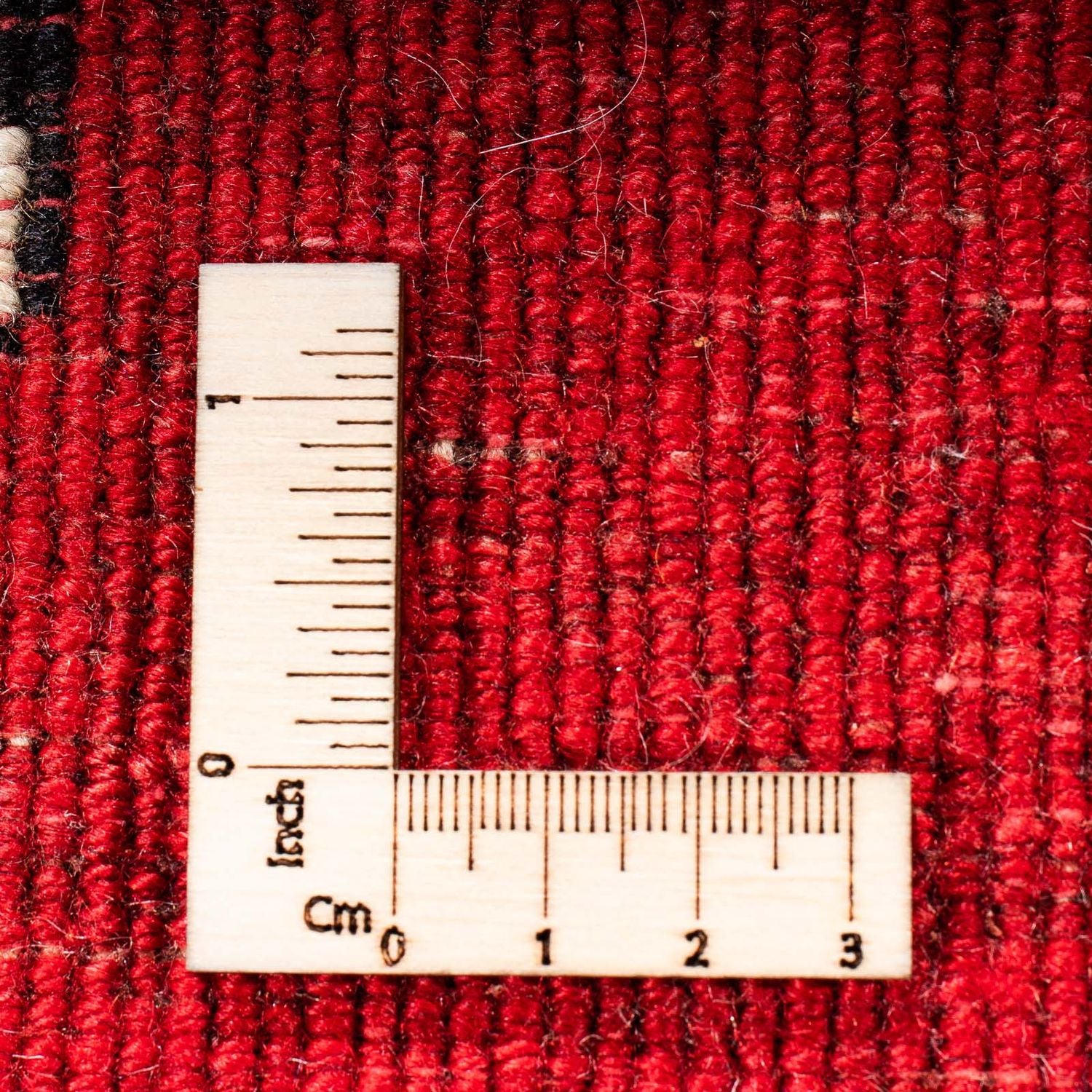 Alfombra persa - Nómada - 204 x 135 cm - rojo oscuro