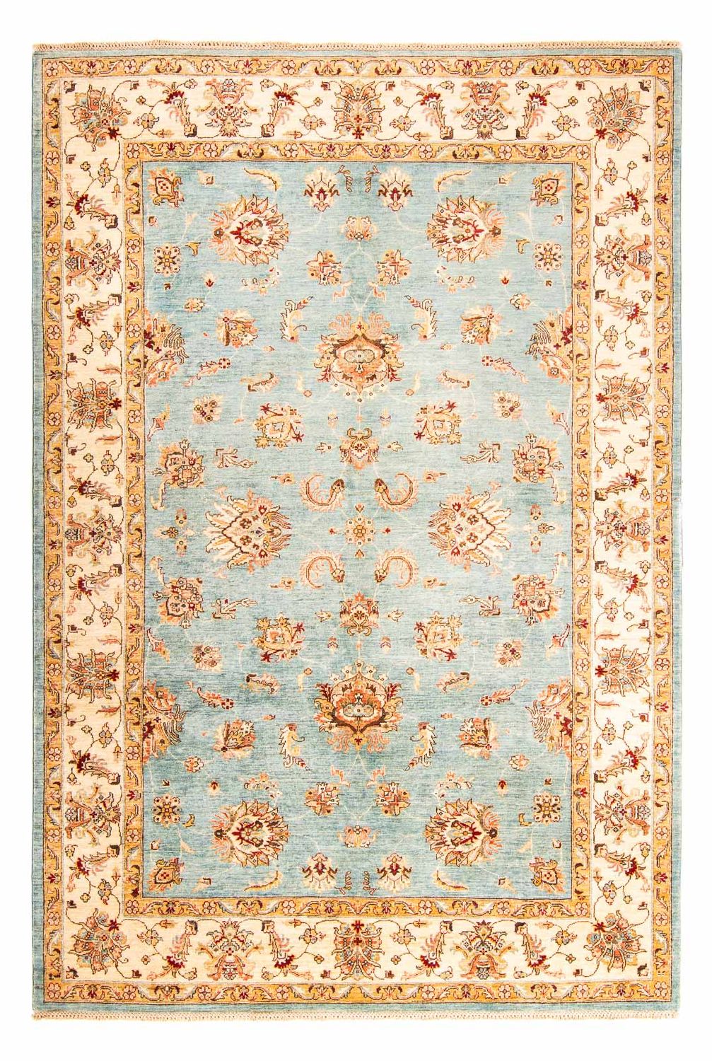Alfombra Ziegler - 301 x 208 cm - azul claro