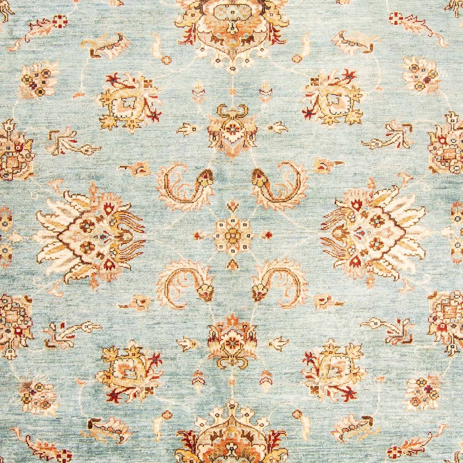 Alfombra Ziegler - 301 x 208 cm - azul claro