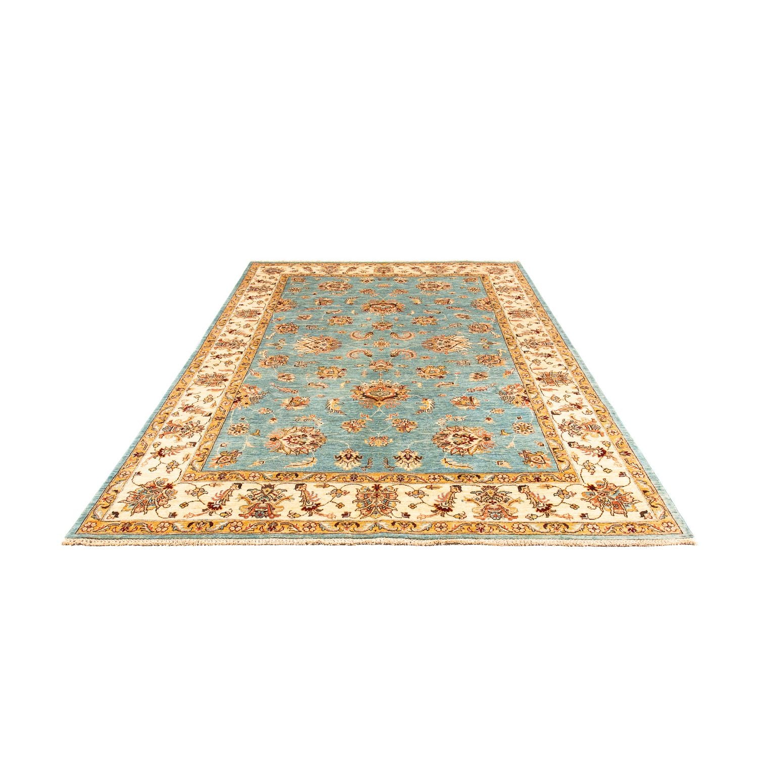 Alfombra Ziegler - 301 x 208 cm - azul claro