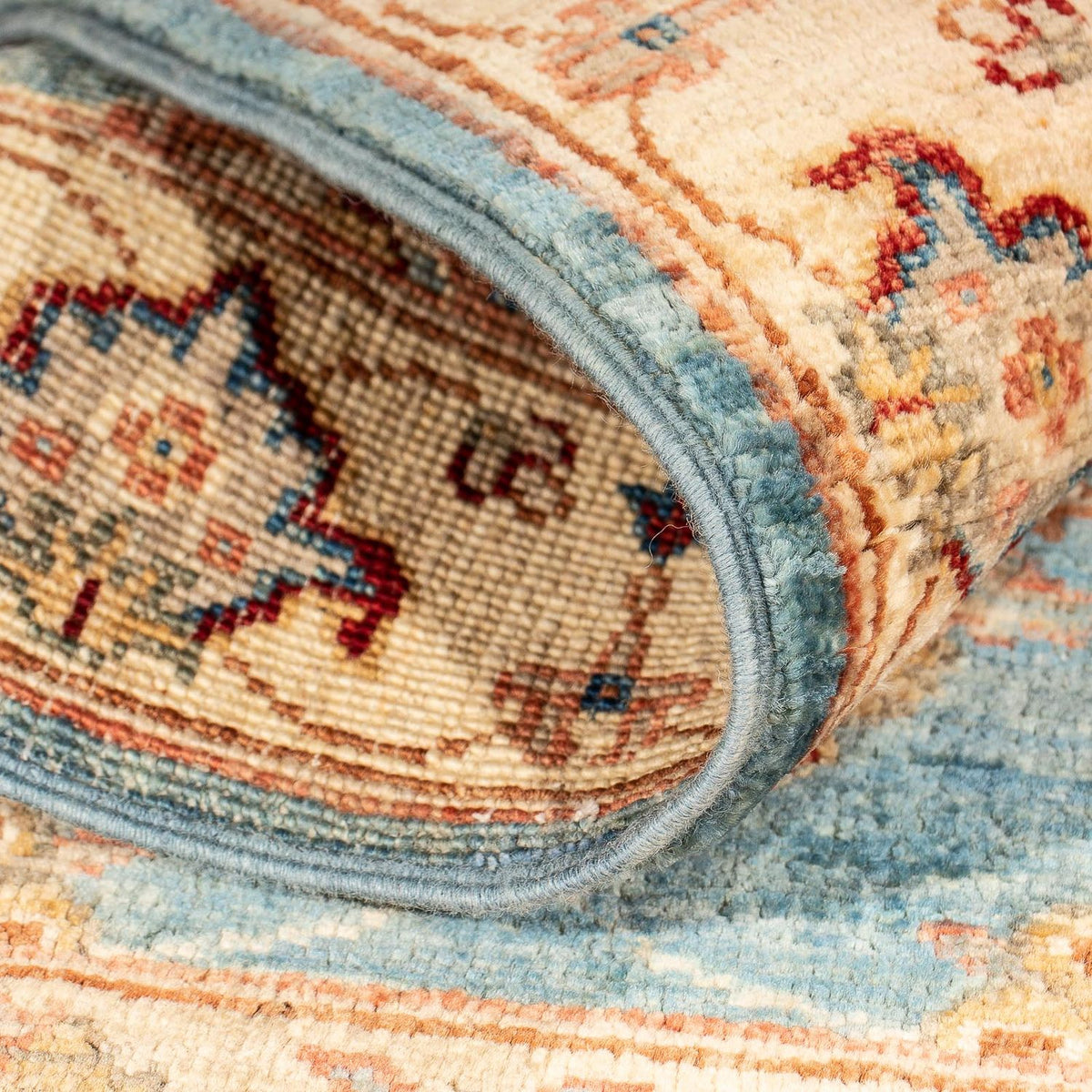 Alfombra Ziegler - 95 x 63 cm - azul claro