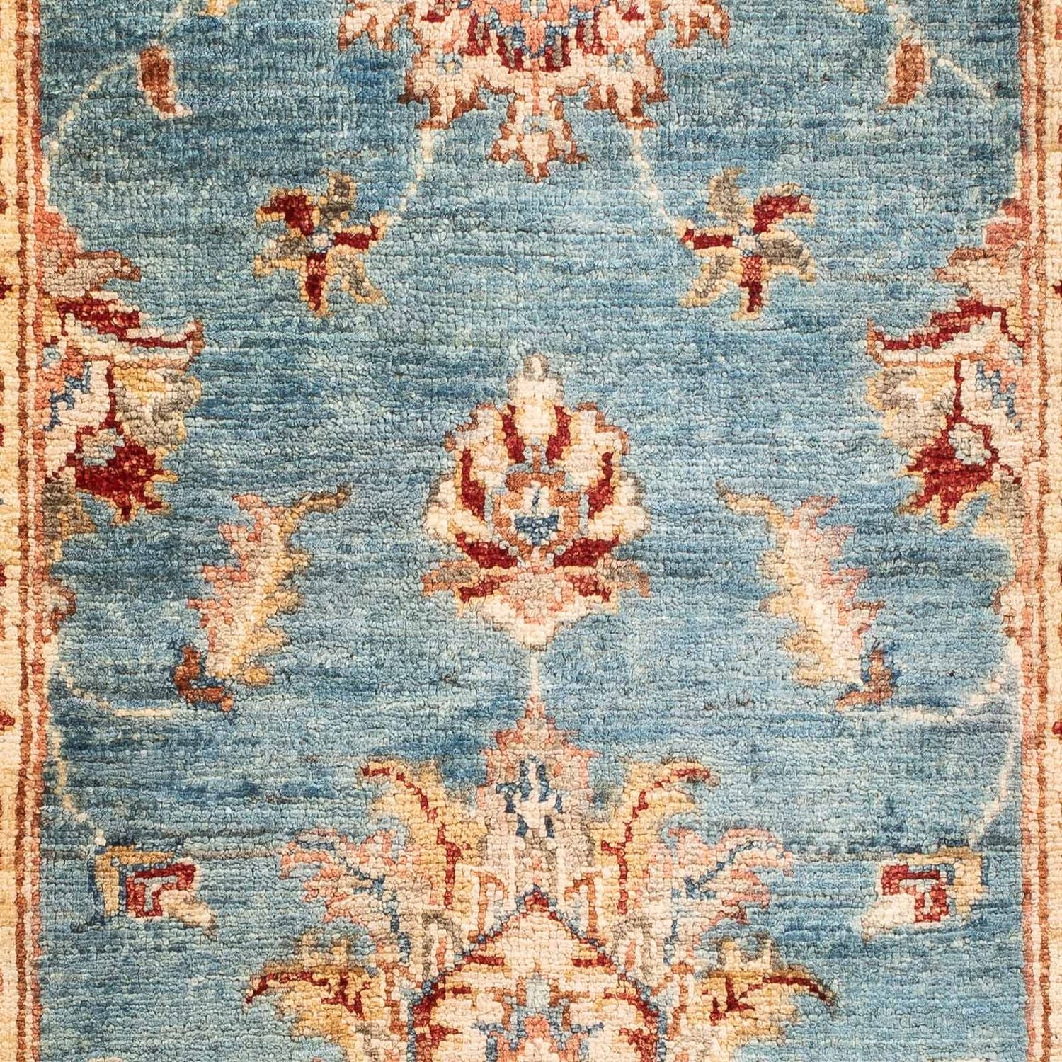 Alfombra Ziegler - 96 x 64 cm - azul claro