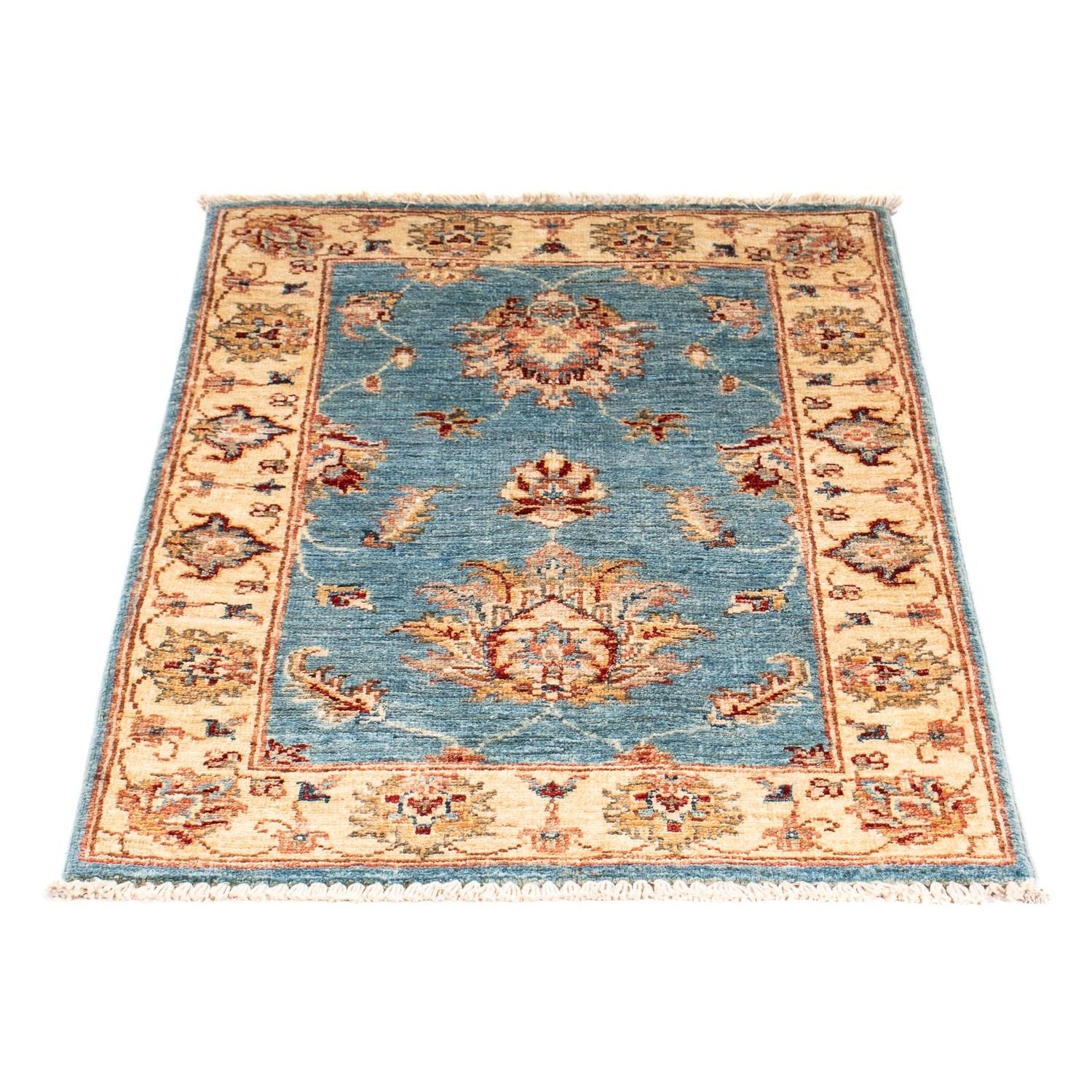 Alfombra Ziegler - 96 x 64 cm - azul claro