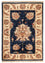 Alfombra Ziegler - 95 x 62 cm - azul oscuro
