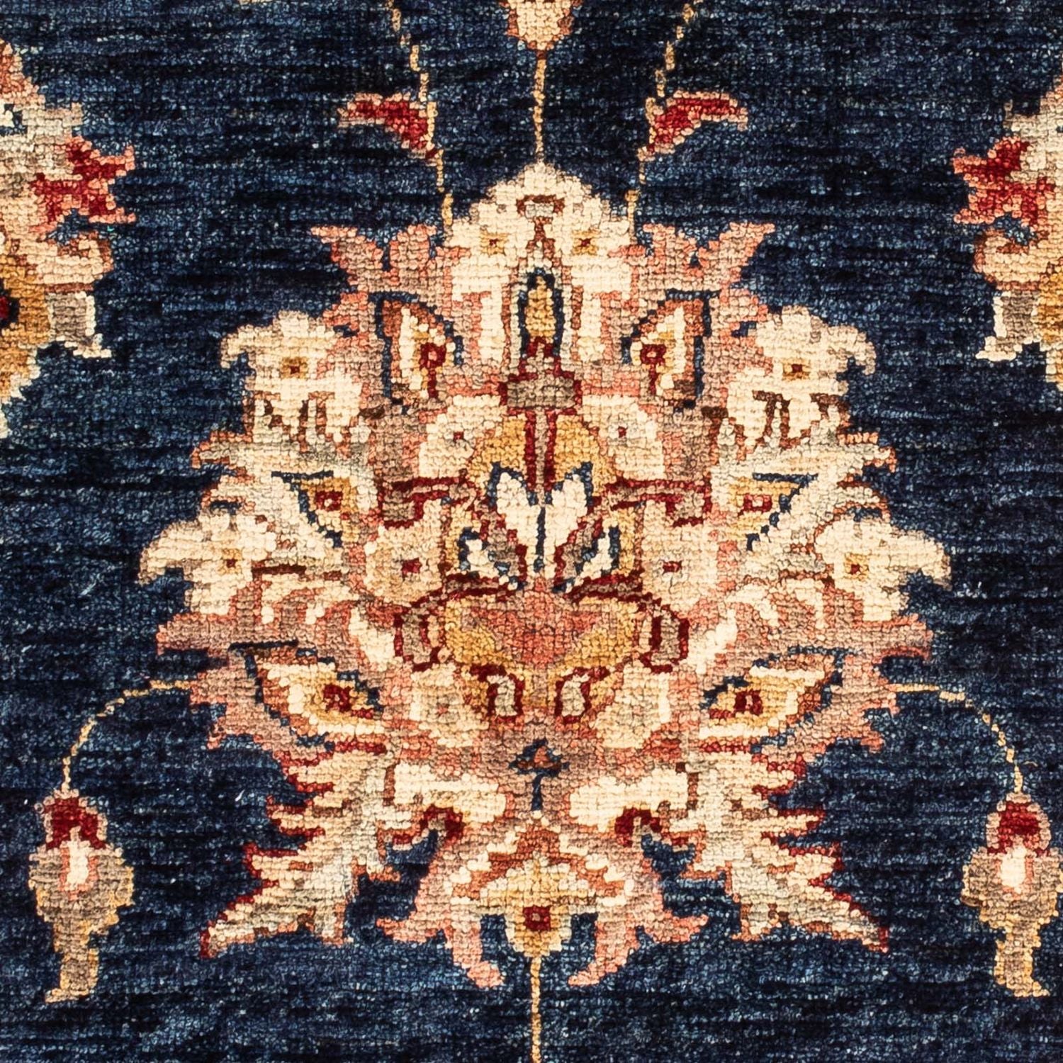 Alfombra Ziegler - 95 x 62 cm - azul oscuro